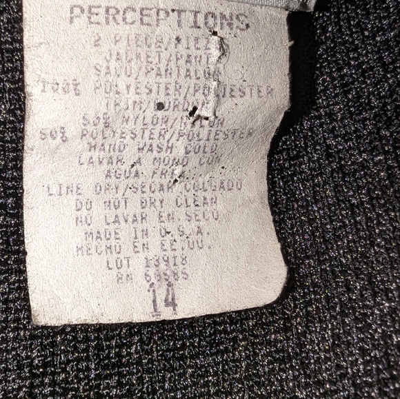 Vintage Perceptions Jumpsuit in Black size 14 - Picture 6 of 10